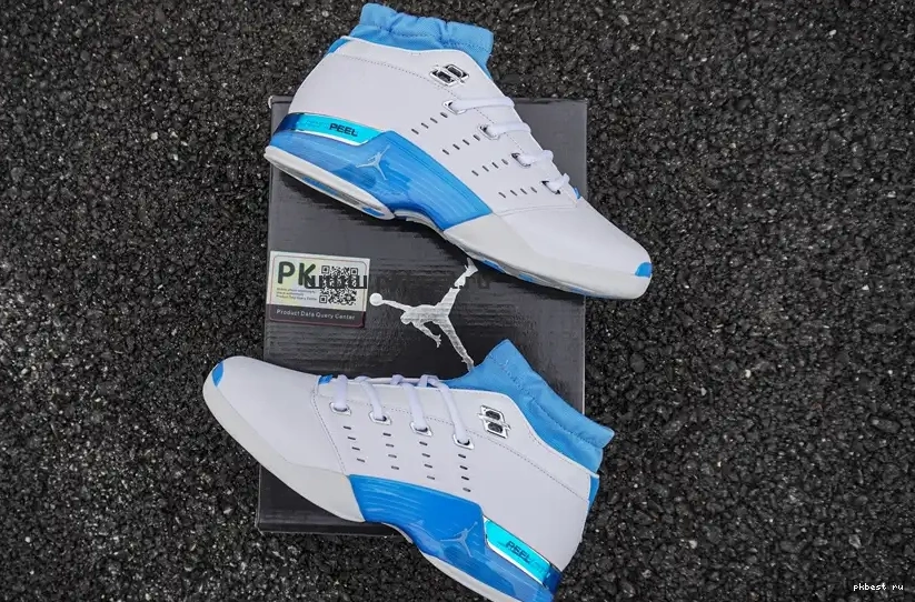 GOD PK 17 Jordan SHIP MATERIALS Blue TO Retro RETAIL SP READY University Low 0604
